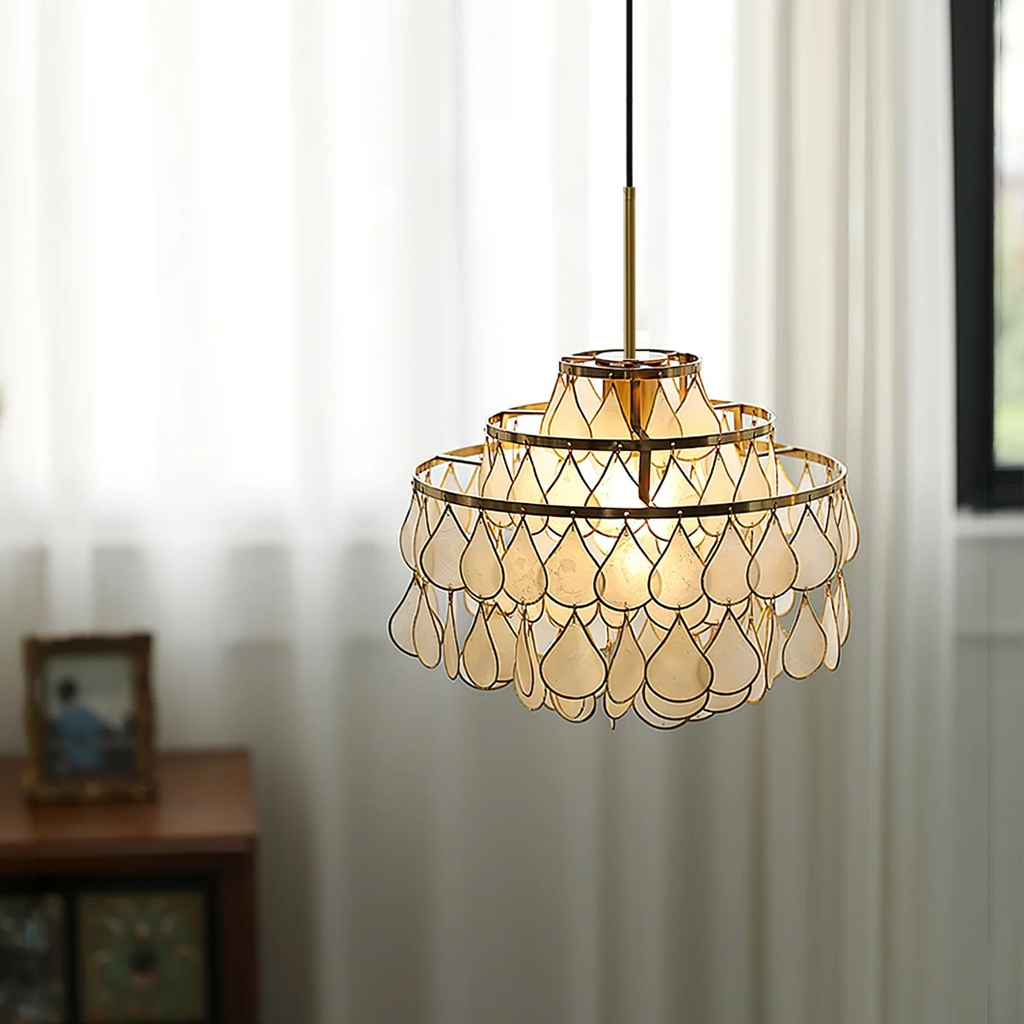 Capiz Chandelier