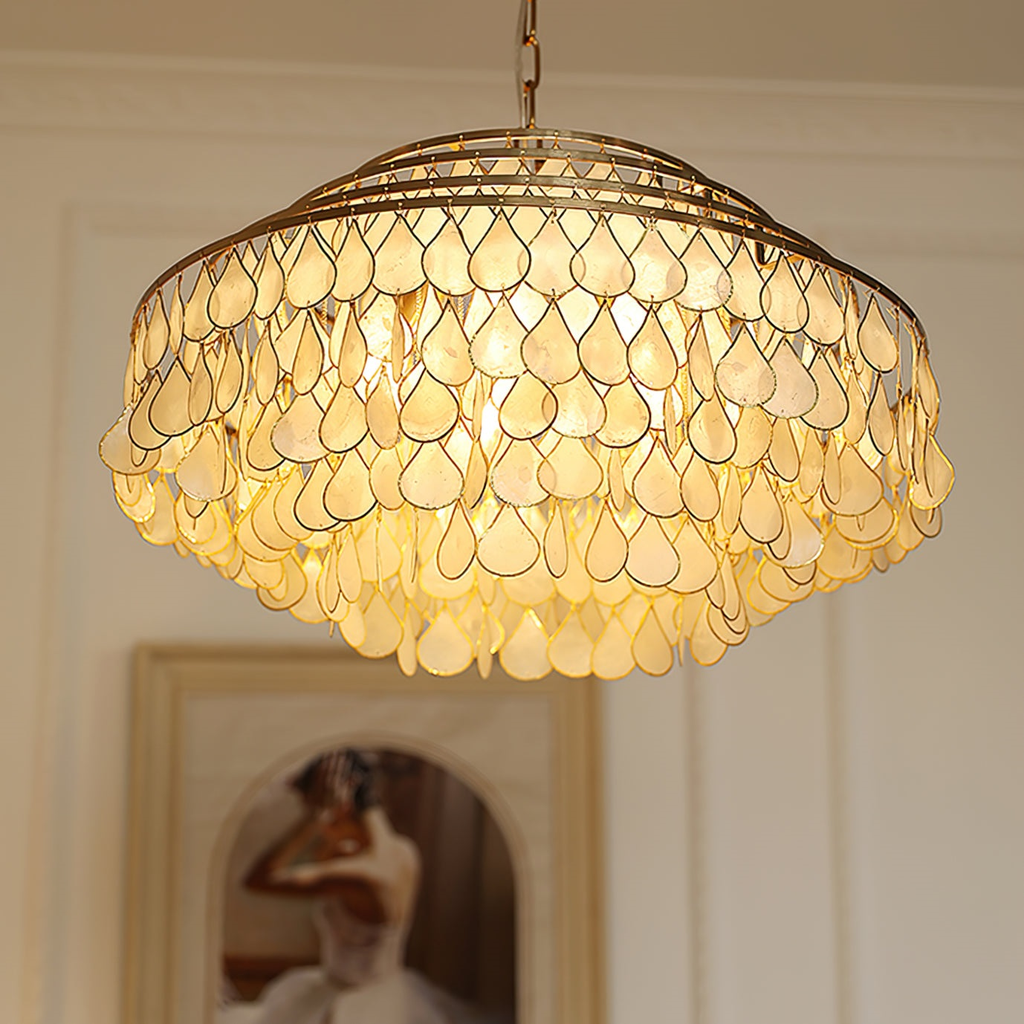 Capiz Chandelier