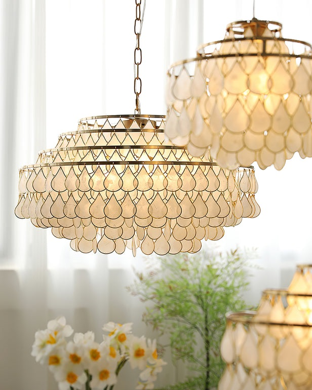 Capiz Chandelier