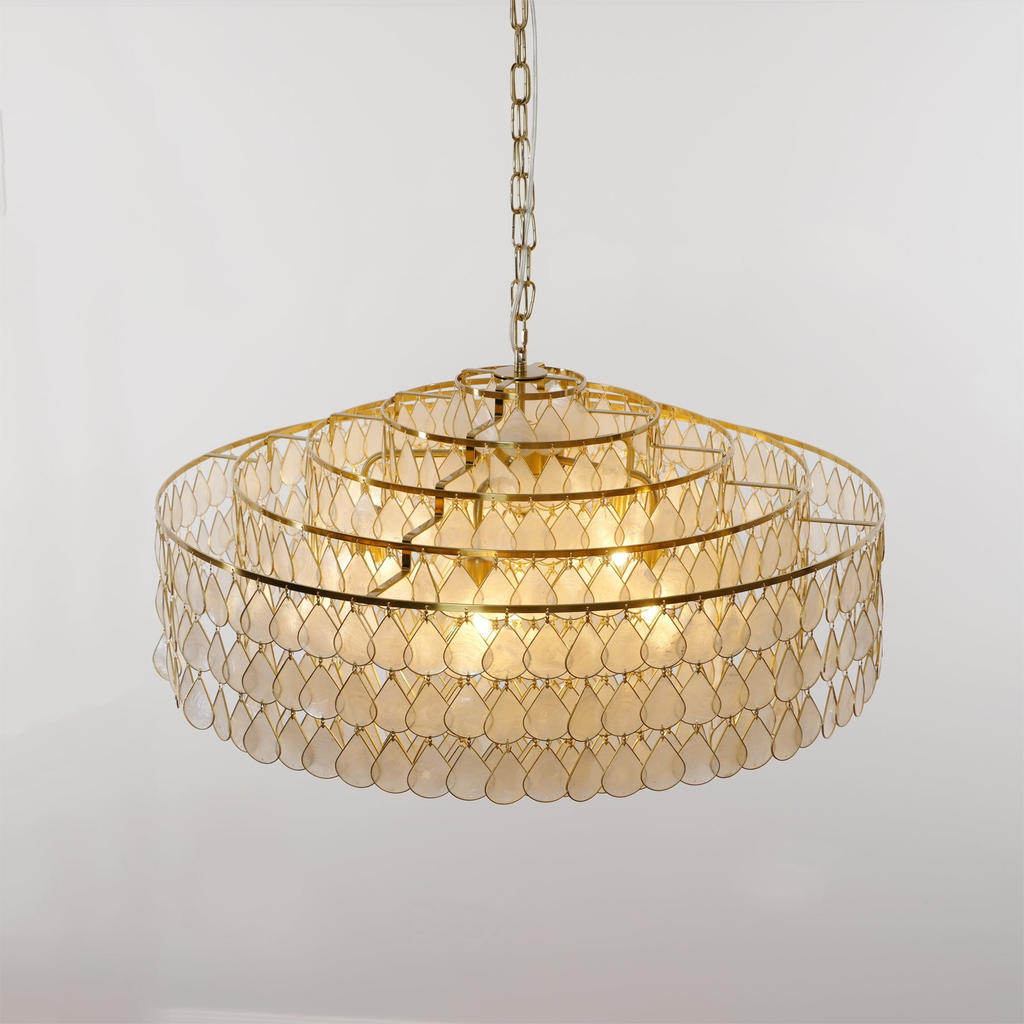 Capiz Chandelier