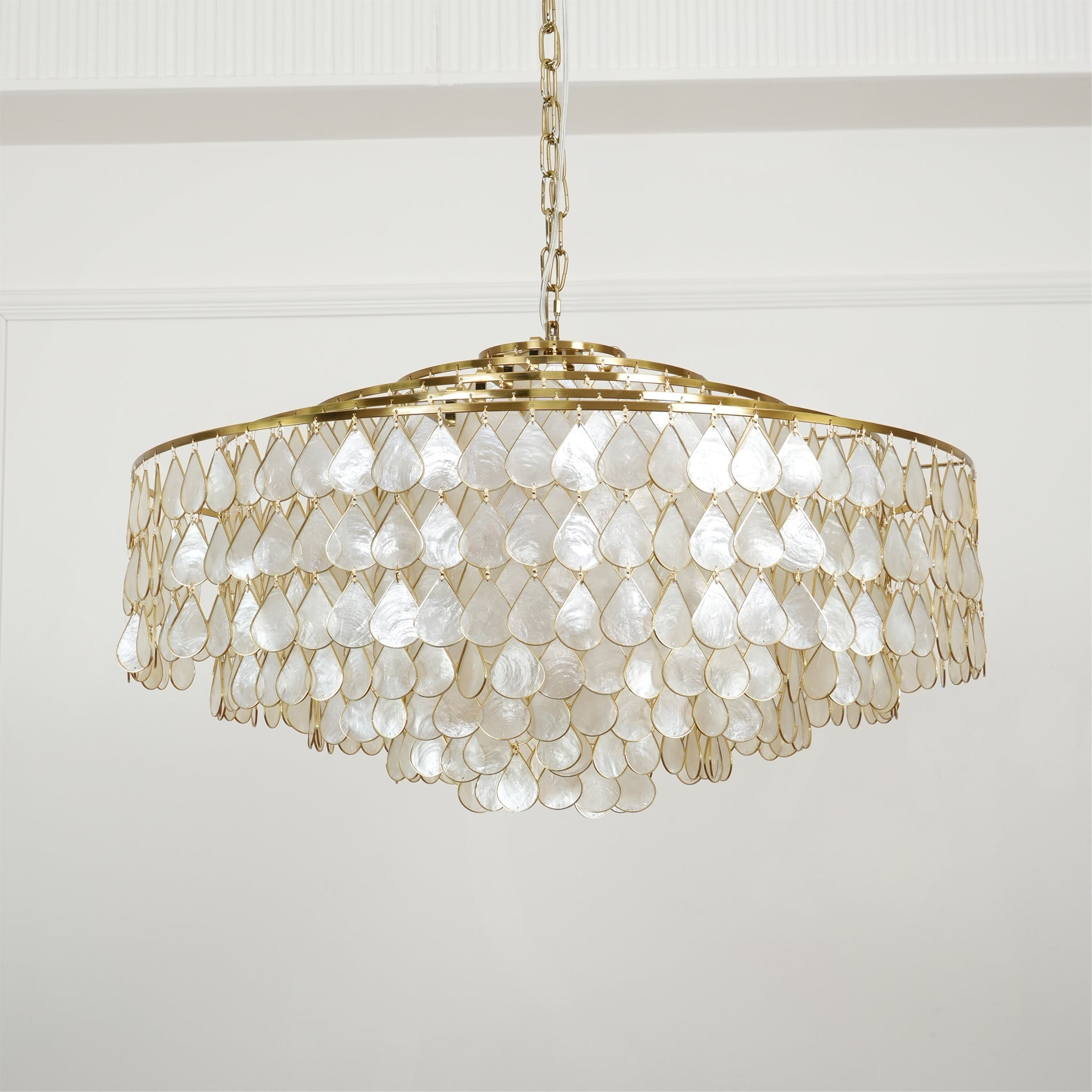 Capiz Chandelier