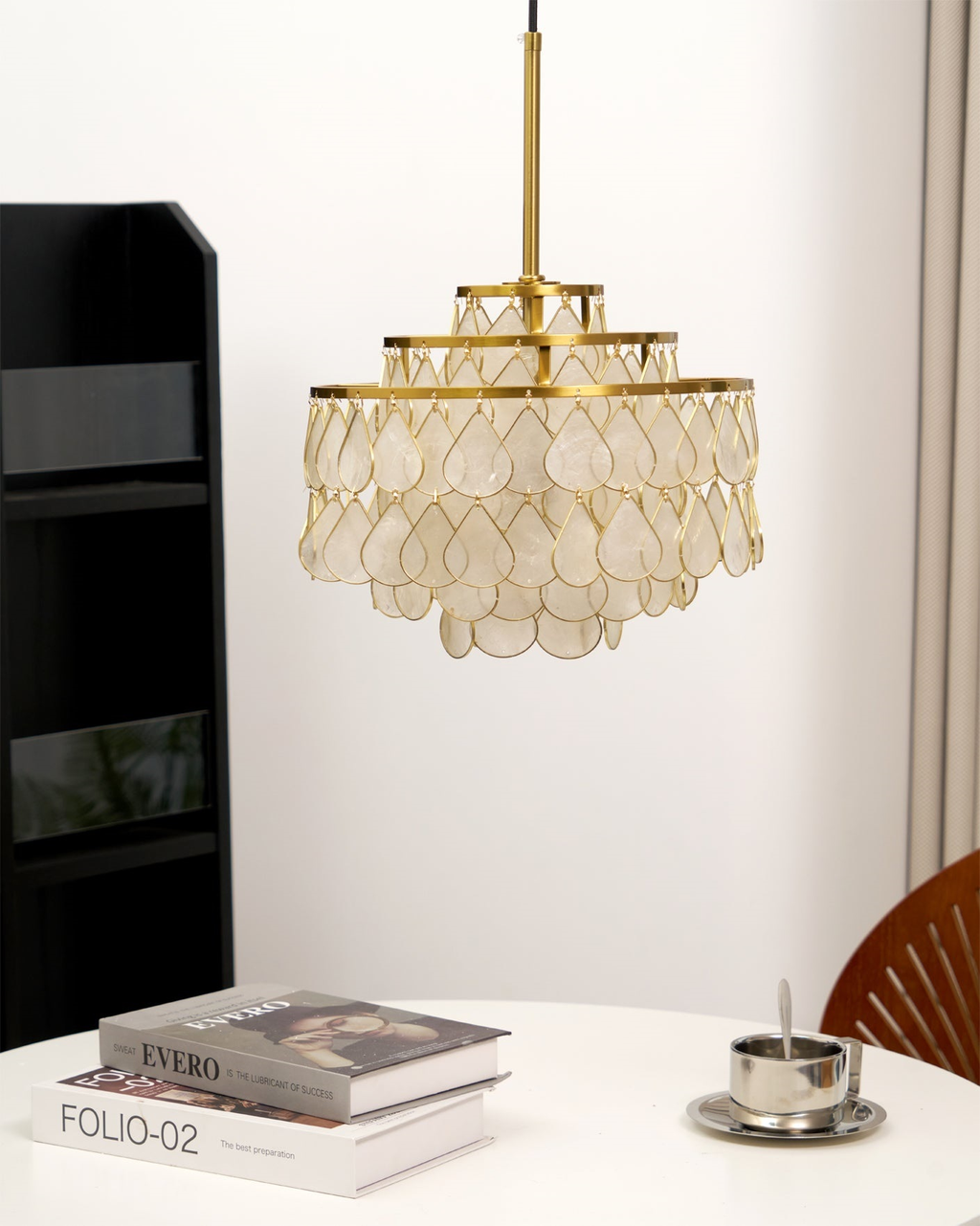 Capiz Chandelier