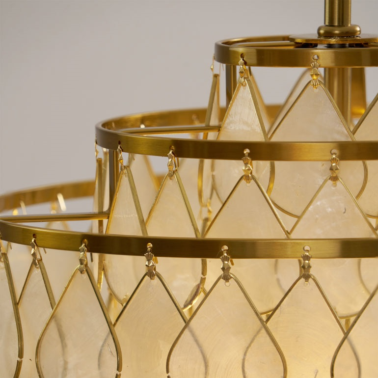 Capiz Chandelier