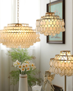 Capiz Chandelier