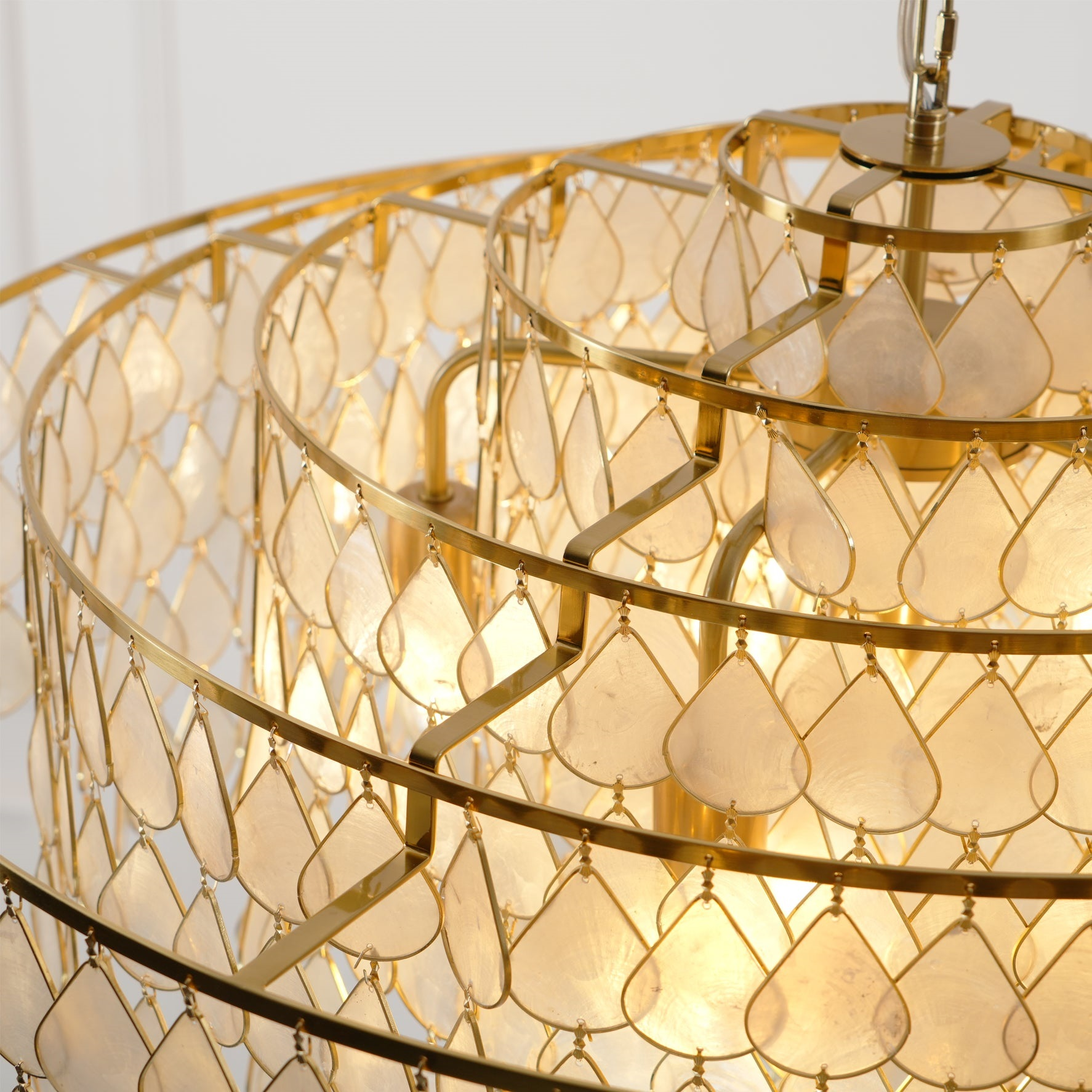 Capiz Chandelier