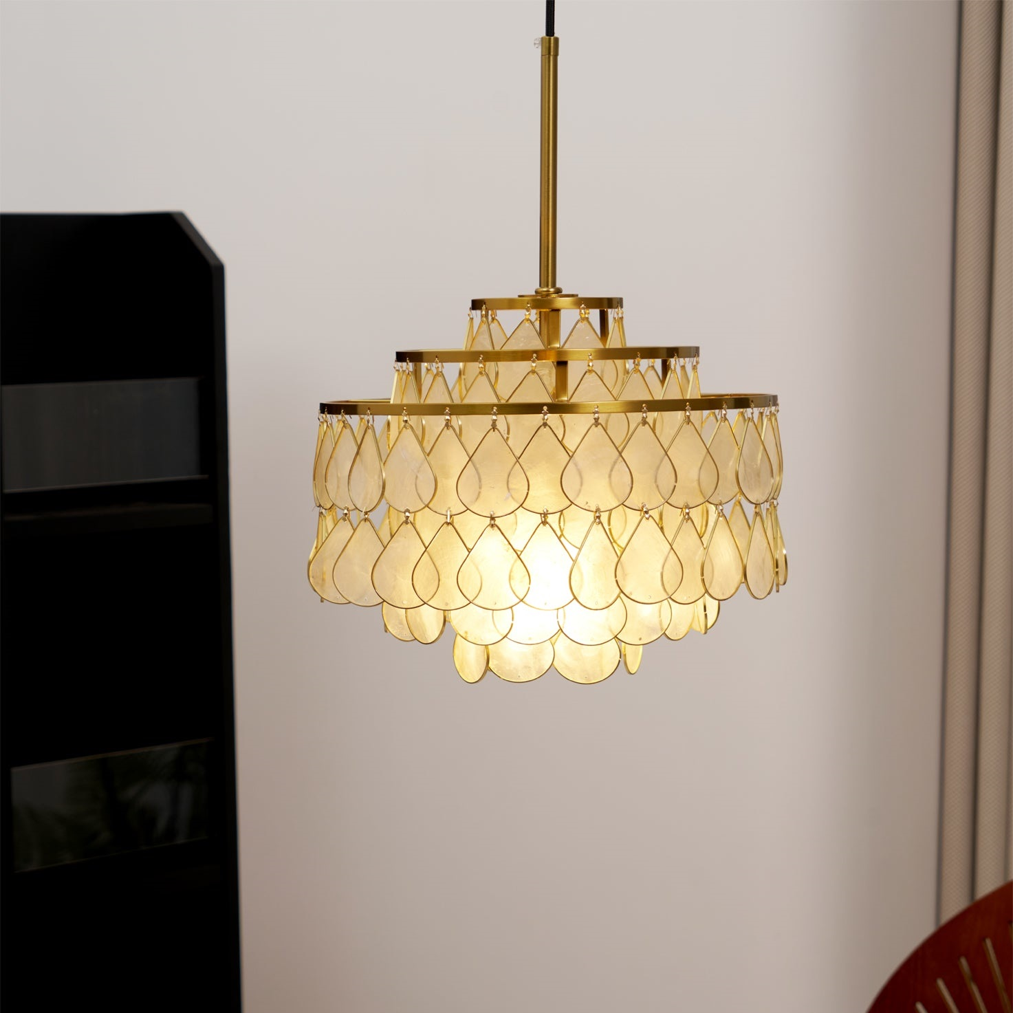Capiz Chandelier