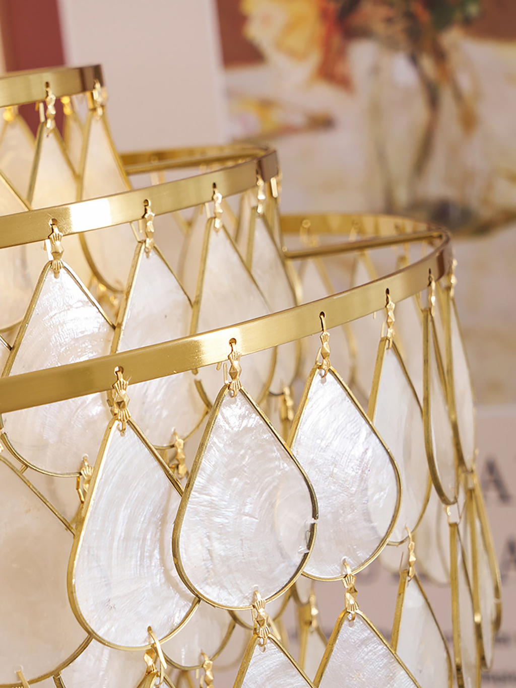 Capiz Chandelier
