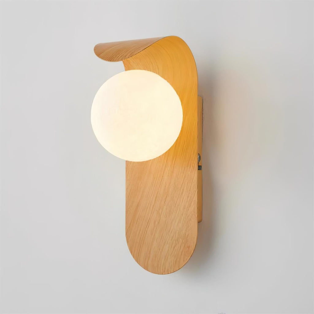 Exuro Indoor Wall Sconce in Wood / Walnut
