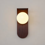 Exuro Indoor Wall Sconce in Wood / Walnut