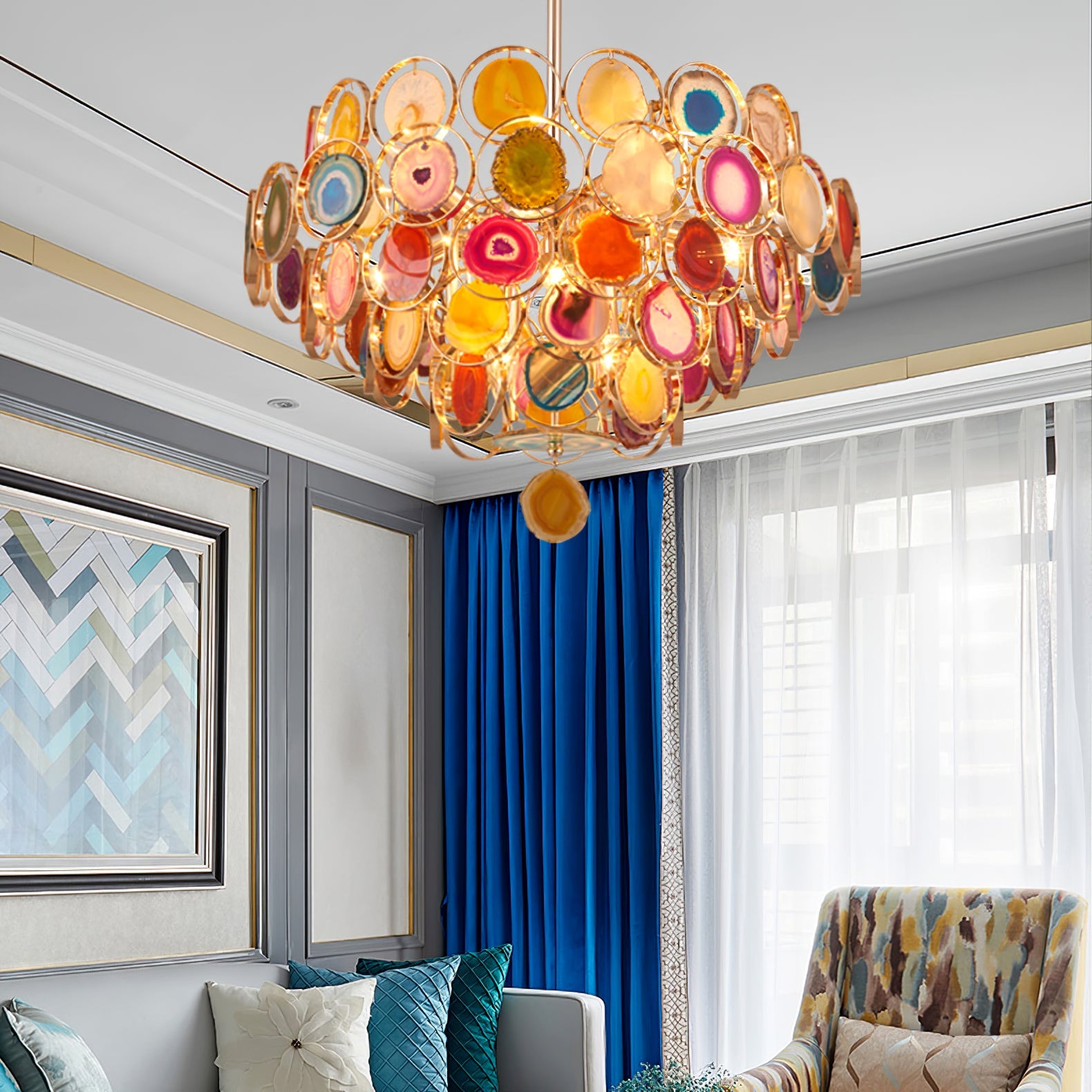 Carnelian Chandelier