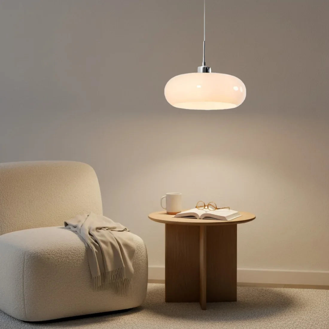 Cassian Nordic Bauhaus Glass Pendant Light