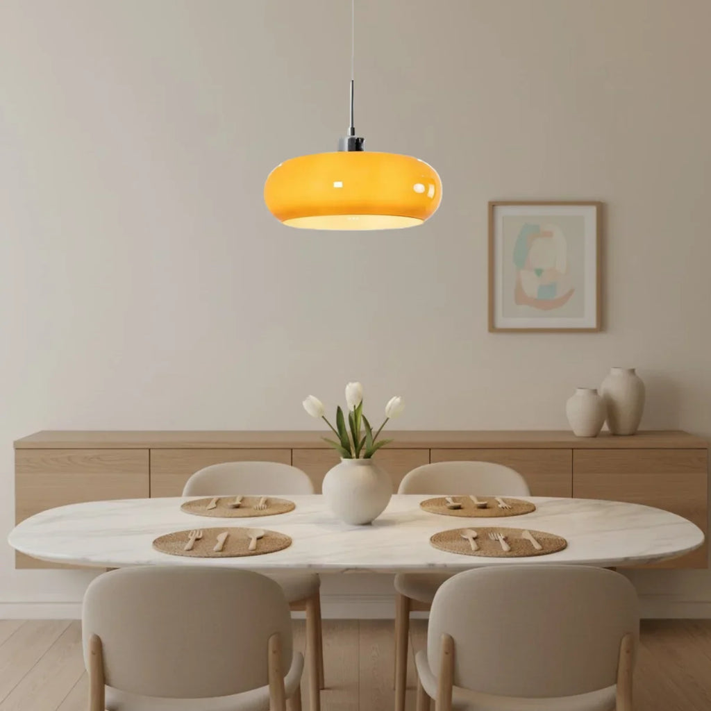 Cassian Nordic Bauhaus Glass Pendant Light