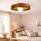 Victor - Scandinavian Design Cream Ceiling Lamp