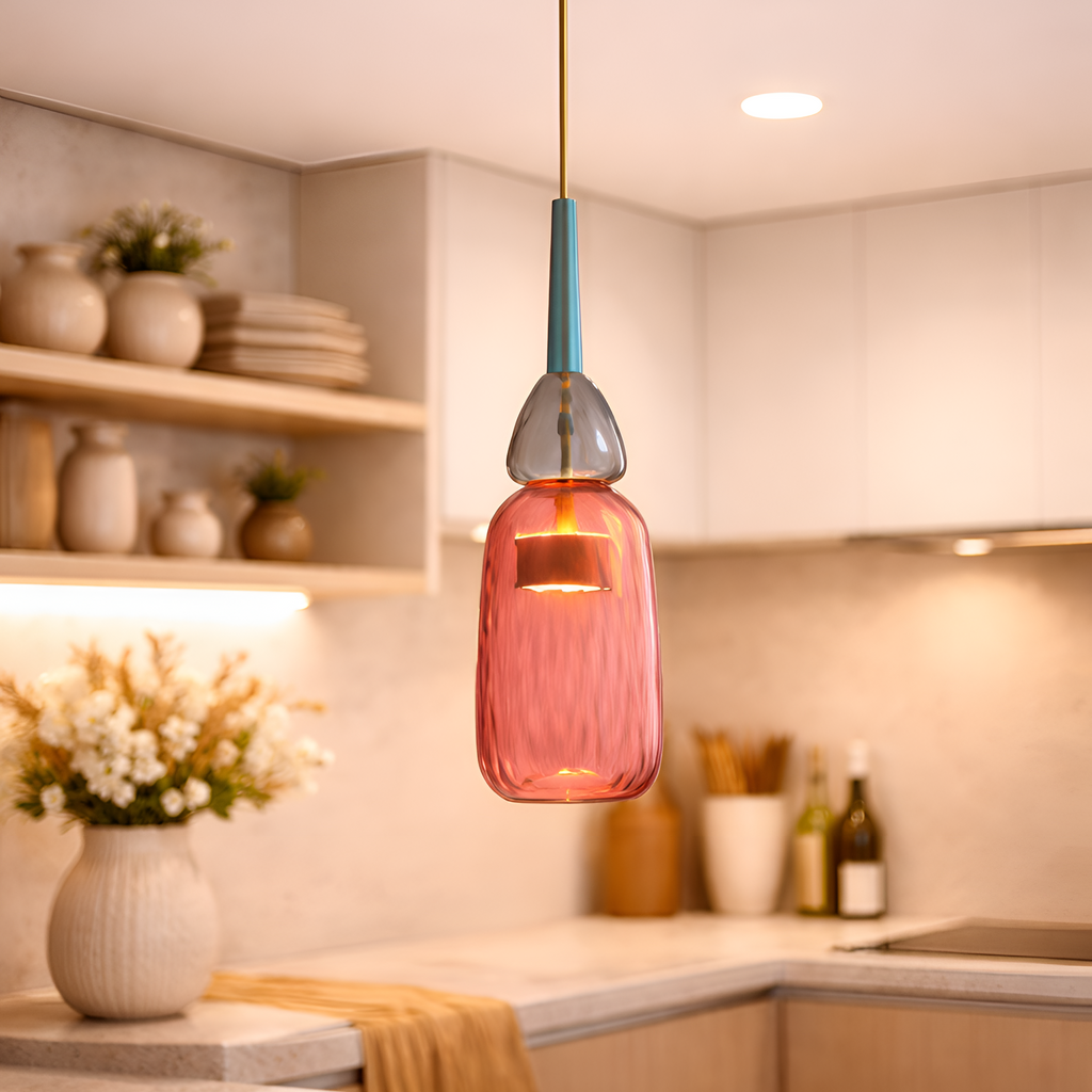 Tresha - Modern LED Glass Pendant Light