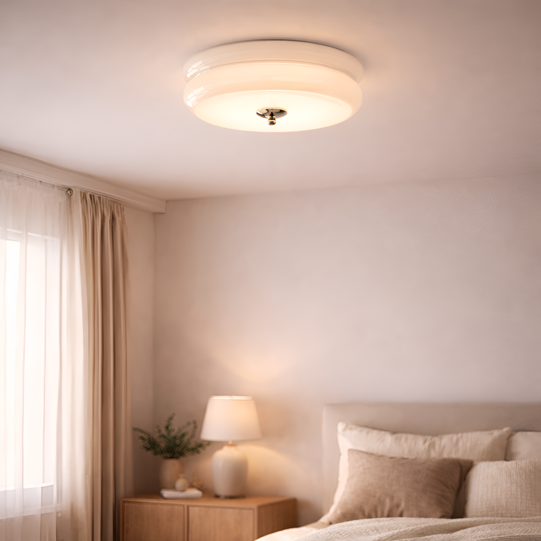 Diana - Bauhaus Danish Designer LED Ceiling Lamp
