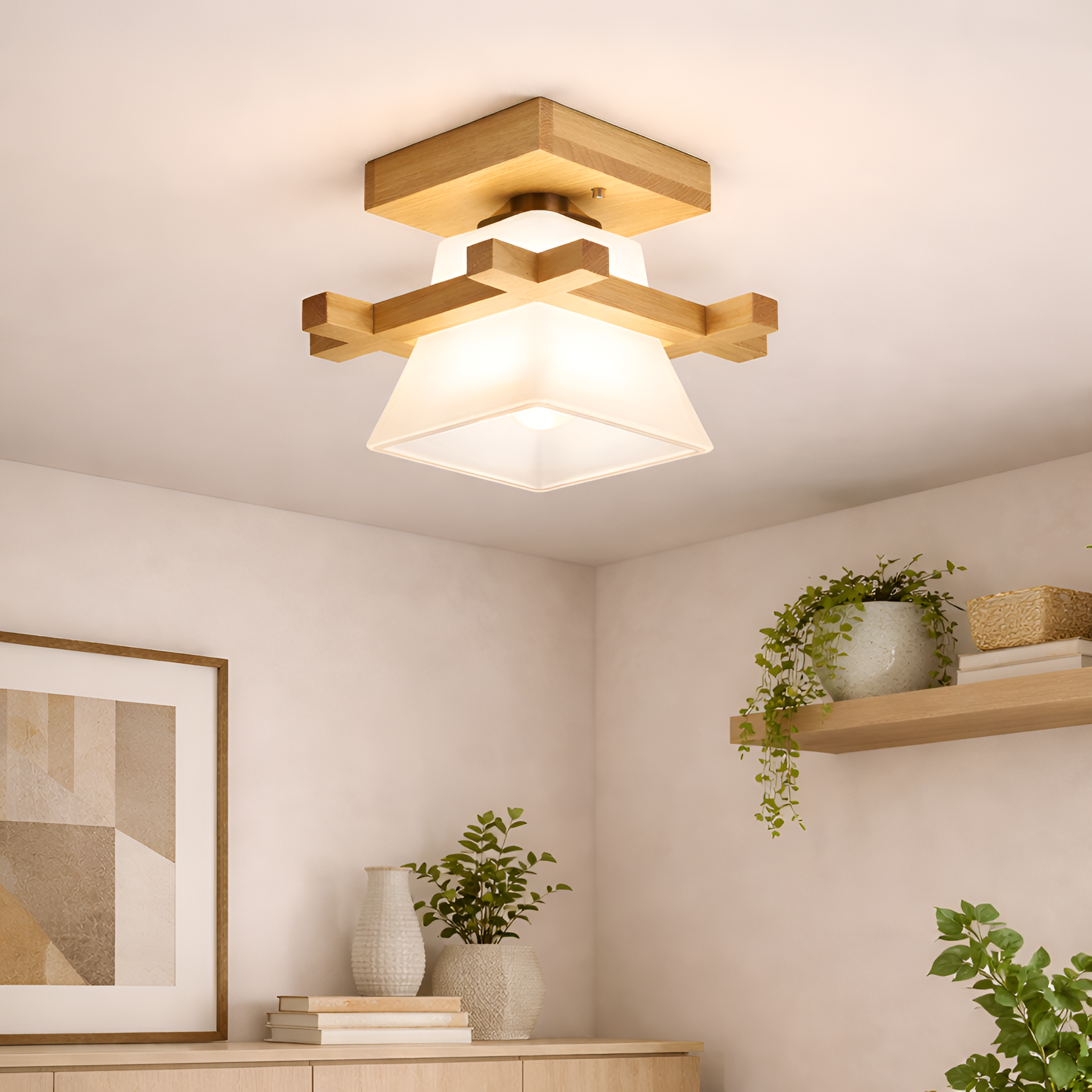 Damaris - Japanese Style Ceiling Lamp