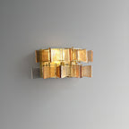 Celvara Grooved Glass Ribbon Wall Sconce
