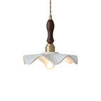 Ceramic Wave Flower Pendant Lamp