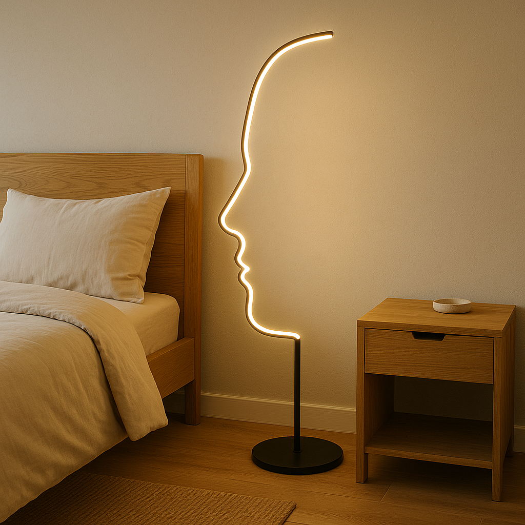 Ormono – Minimalistic Face LED Floor Lamp