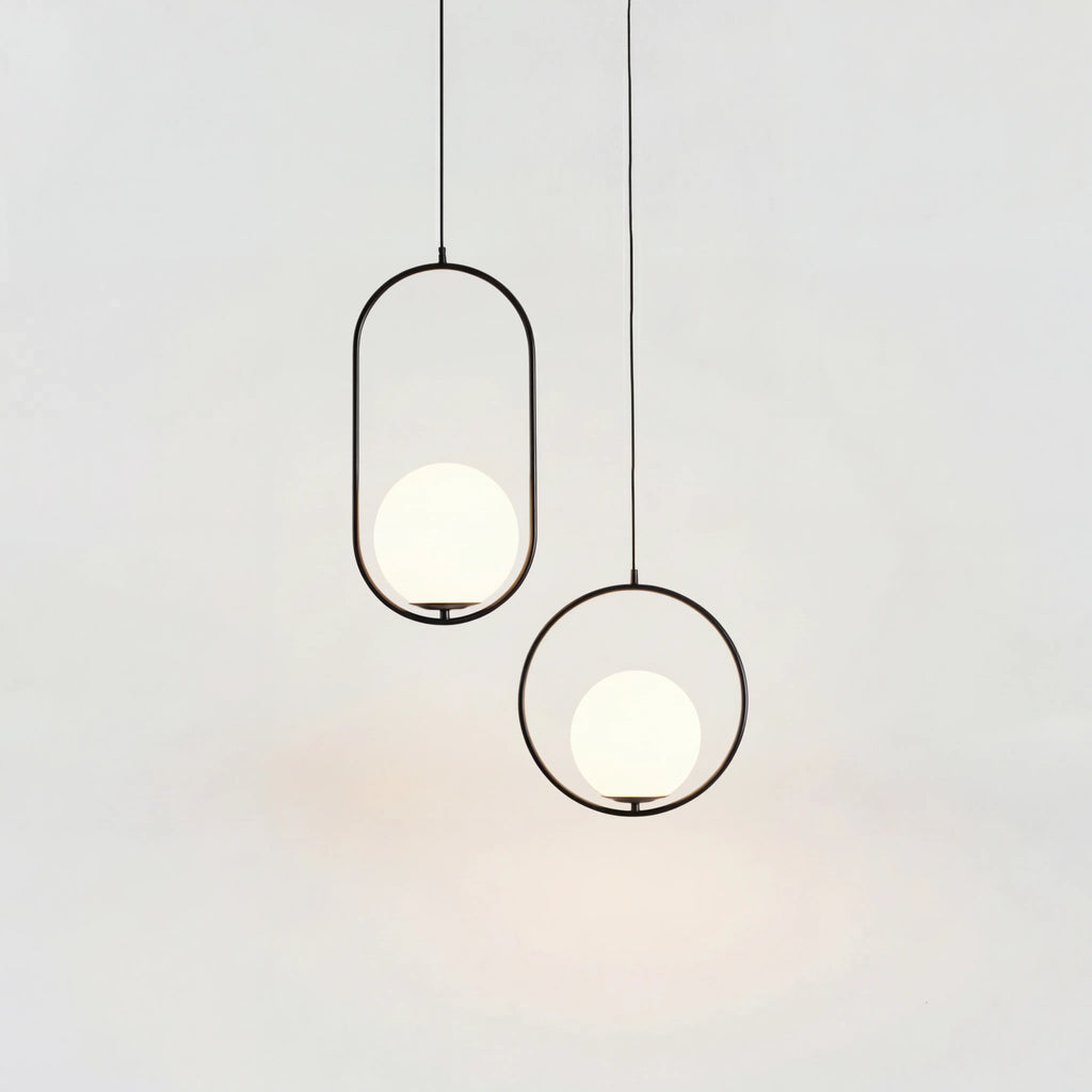 Claudine Bent Brass Pendant Lamp