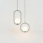 Claudine Bent Brass Pendant Lamp