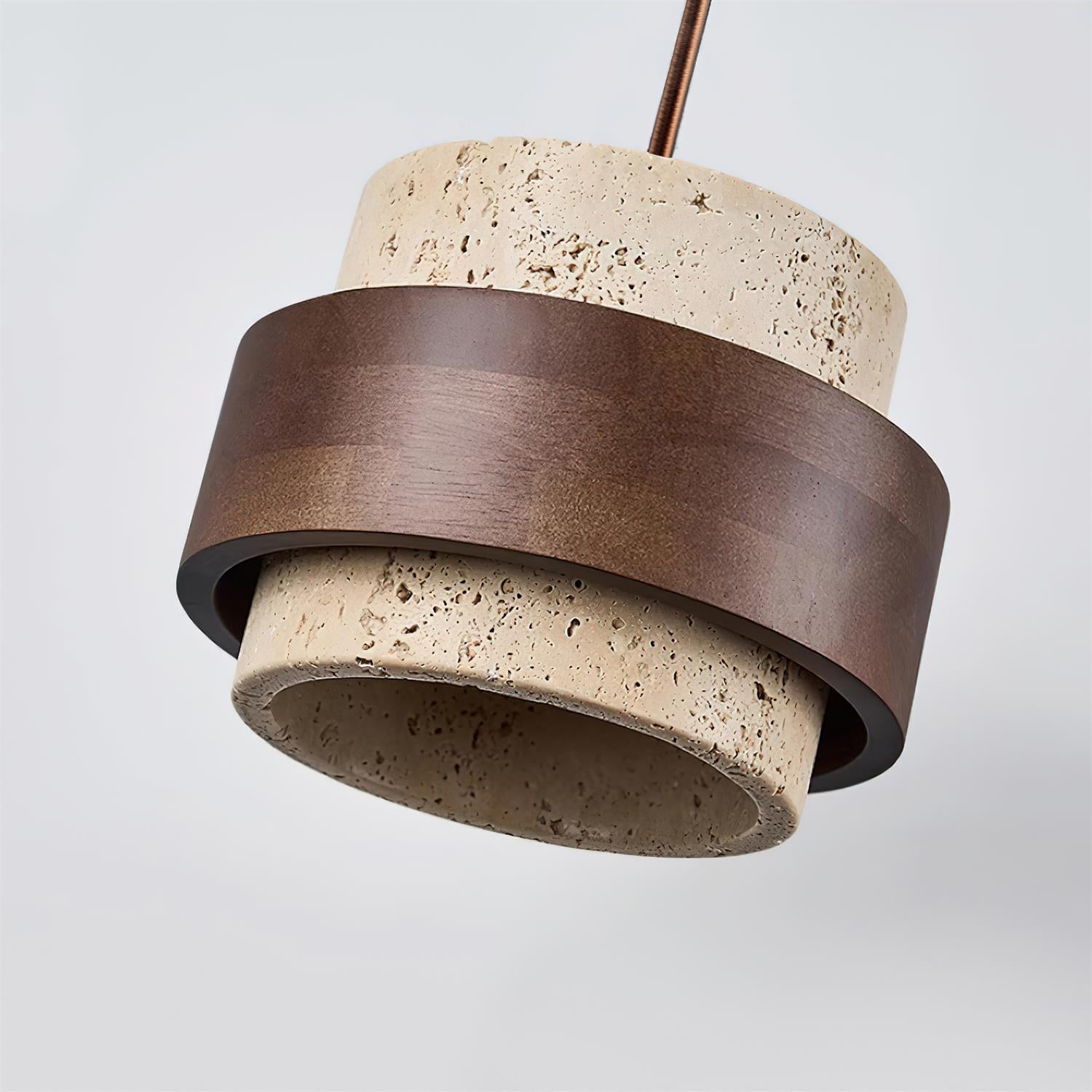Perra Pendant Light made of Travertine