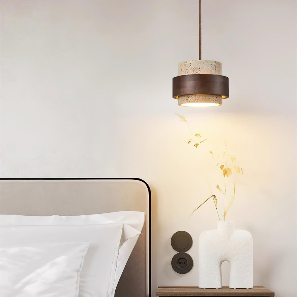 Perra Pendant Light Travertine