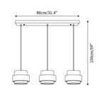 Perra Pendant Light Travertine