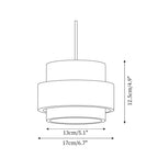 Cole Travertine Pendant Lamp
