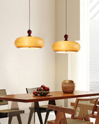 Eldom Suspension with Amber Glass Shade