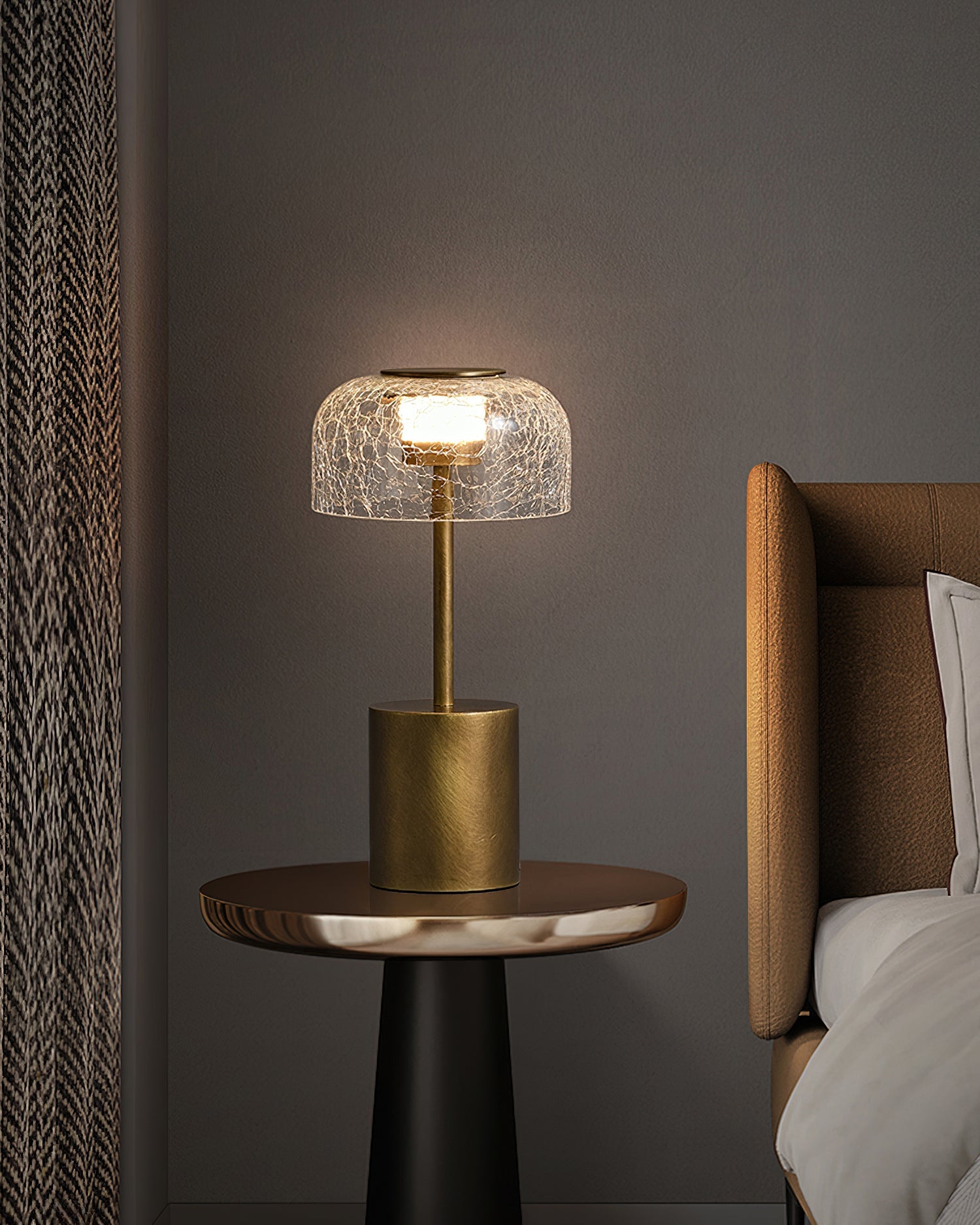 Crackle Built-in Battery Table Lamp