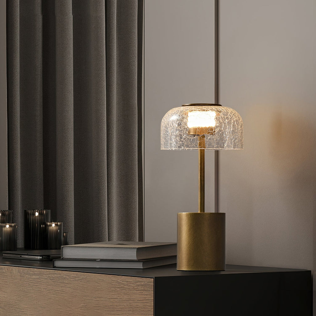 Crackle Built-in Battery Table Lamp