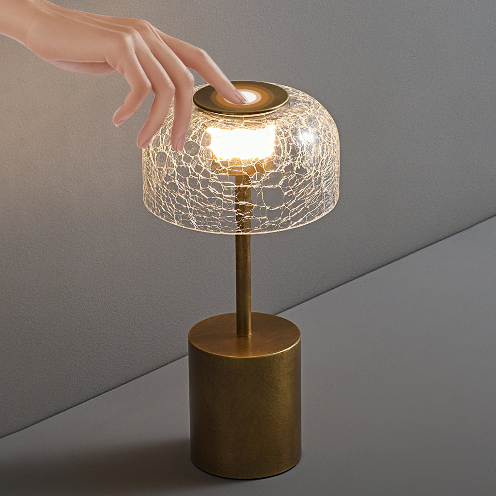 Crackle Built-in Battery Table Lamp