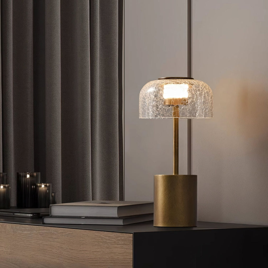 Crackle Built-in Battery Table Lamp