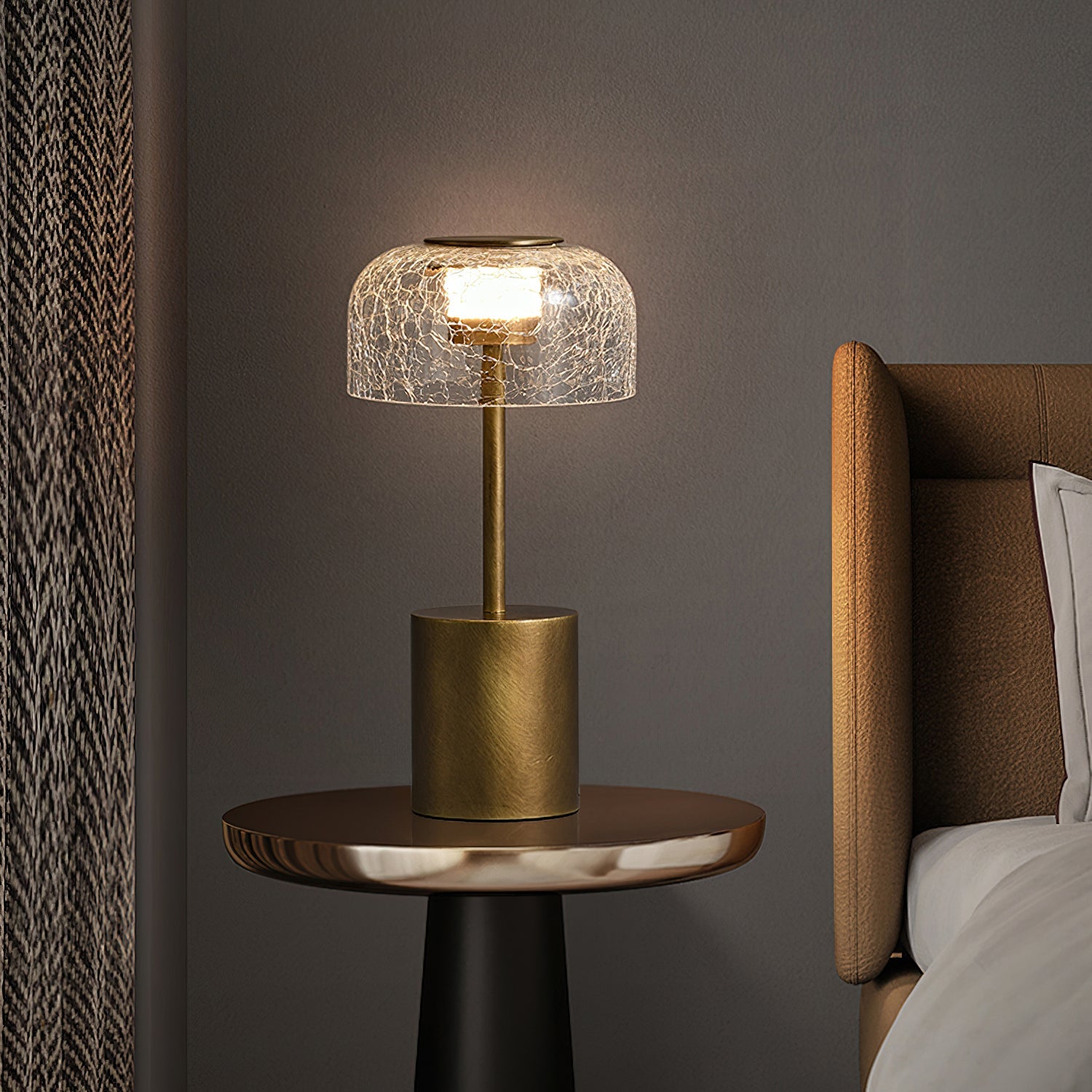 Crackle Built-in Battery Table Lamp