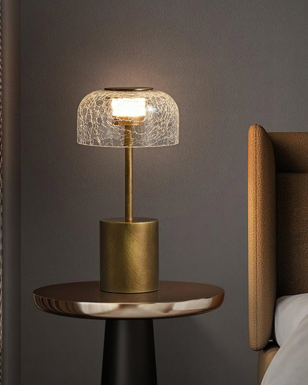 Crackle Built-in Battery Table Lamp