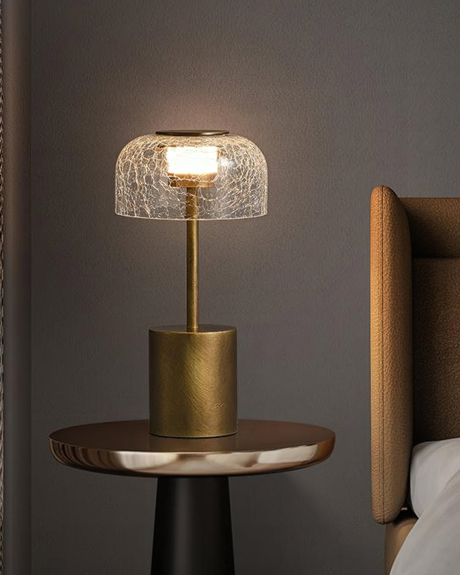 Crackle Built-in Battery Table Lamp