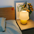Cream Mushroom Table Lamp
