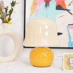 Cream Mushroom Table Lamp