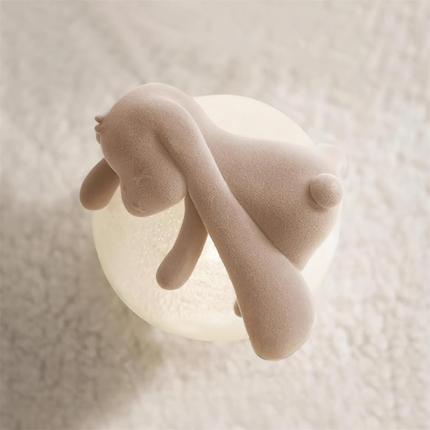 Resin Series-Cute Rabbit Table Lamp