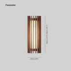 Neyra Indoor Wall Sconce in Walnut