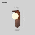 Exuro Indoor Wall Sconce in Wood / Walnut