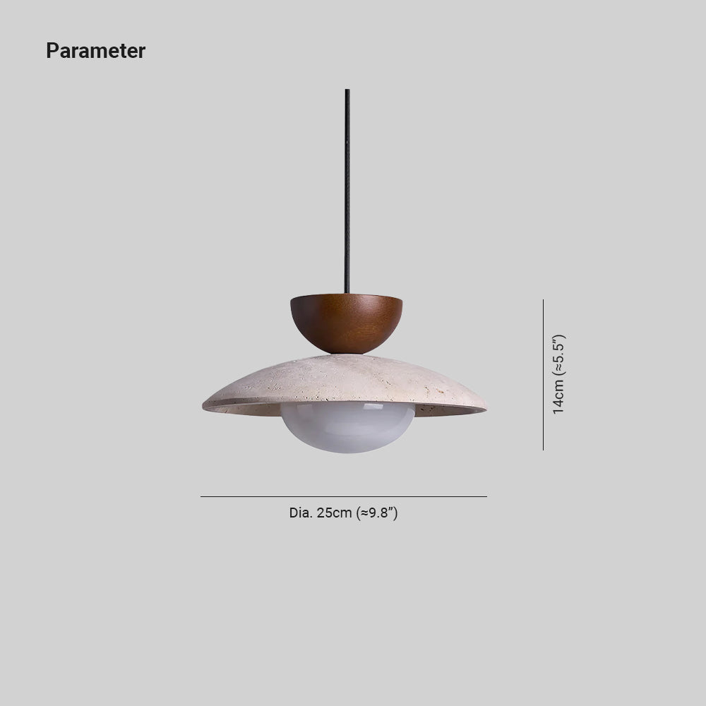 Cleo Travertine Pendant Lights