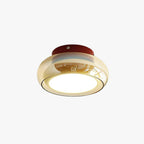 June Retro Glass Flush Mount Ceiling Light