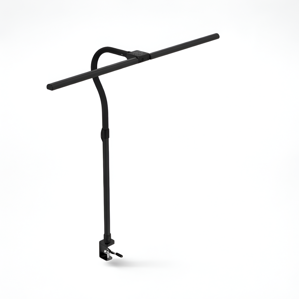 Joey - Double Head LED Clip Desk Lamp