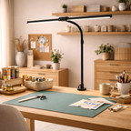 Joey - Double Head LED Clip Desk Lamp