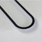 Sana Minimalist Oval Ceiling Light Black/Gold/Rose Gold