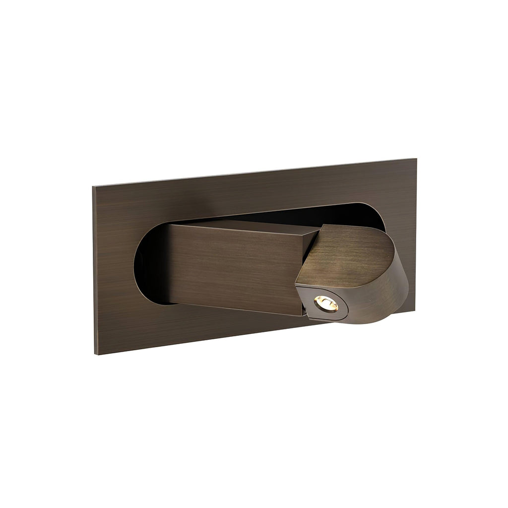Duvin Adjustable Black LED Wall Lamp