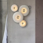 Selina Minimalist Alabaster Ceiling Light