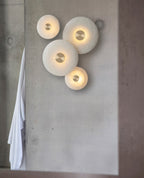 Selina Minimalist Alabaster Ceiling Light